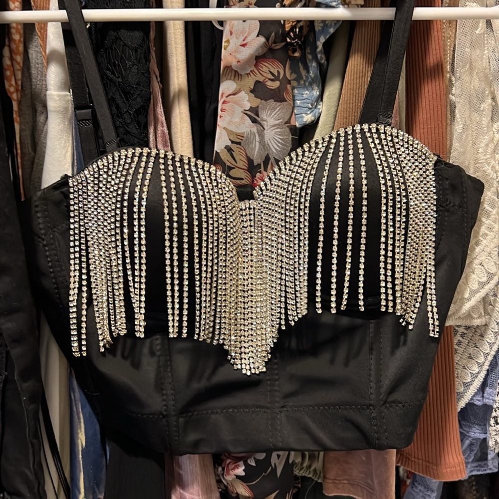 Corset cropped top